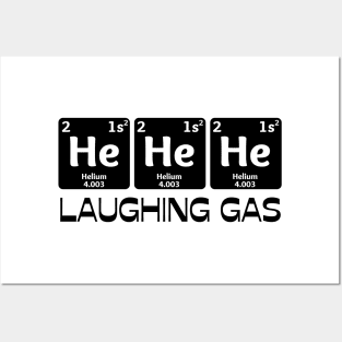 Laughing Gas, Funny Chemistry Periodic Table Teacher Student Posters and Art